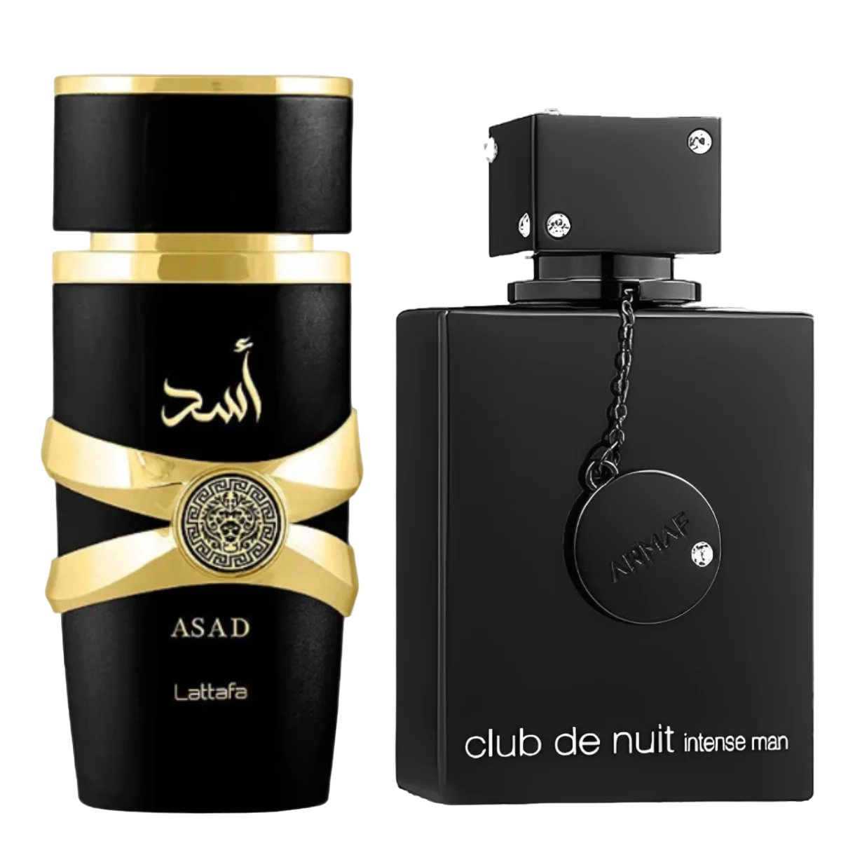 Asad Lattafa + Club de Nuit Armaf -  Perfumes Masculinos