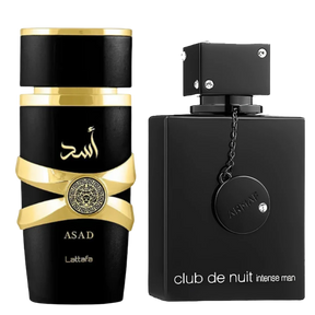 Asad Lattafa + Club de Nuit Armaf -  Perfumes Masculinos